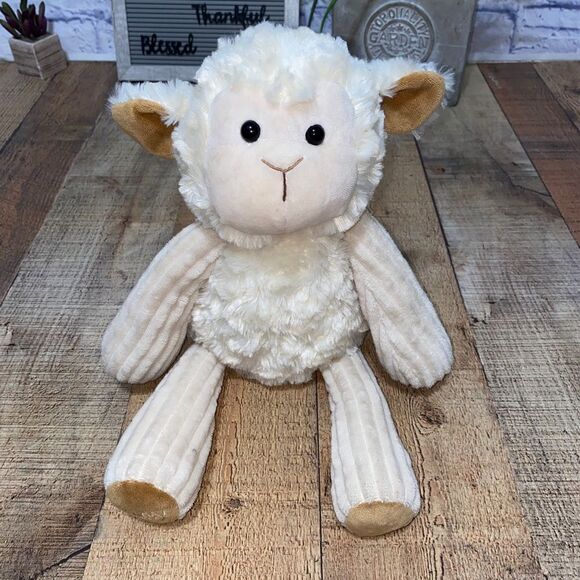 Scentsy Buddy RARE Lenny the Stuffed Lamb 15" Retired 2010 Soft Cuddly - Picture 2 of 10